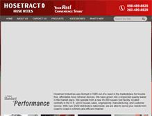Tablet Screenshot of hosetract.com